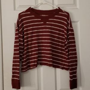 Hollister Red Stripped T-Shirt